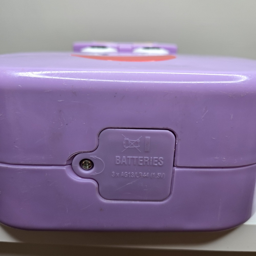 Dora The Explorer Talking Purple‎ Plastic Backpack 2004 Not Working - Picture 7 of 8